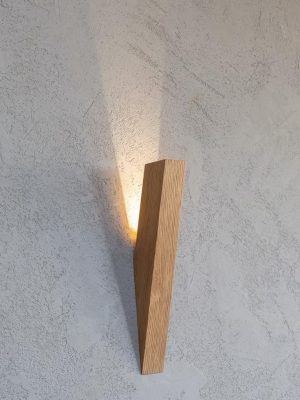 دیوار کوب چوبی مینیمال مدرن